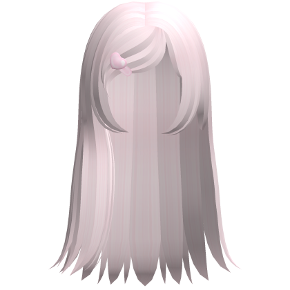 ♡ : sweet pink valentines long straight hair Roblox item
