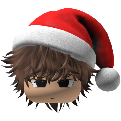 fluffy hair Christmas beret hat (brown)