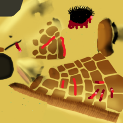 Horror Giraffe Roblox decal