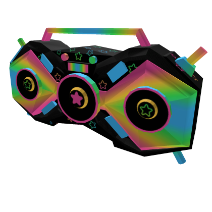 Boombox Catalog Avatar Creator - Speaker (Rainbow)