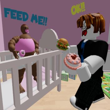 可愛い桃が赤ちゃんに餌を与える🍼💜