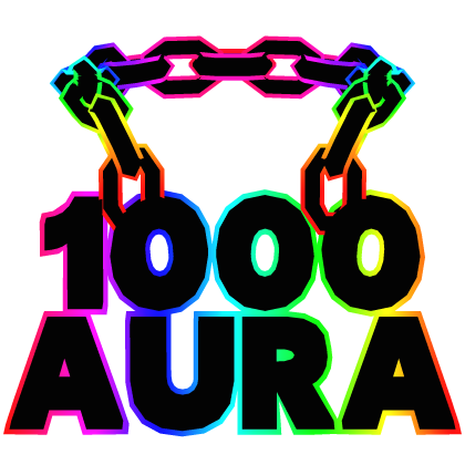 Cartoony Rainbow 1000 Aura Chain Roblox item