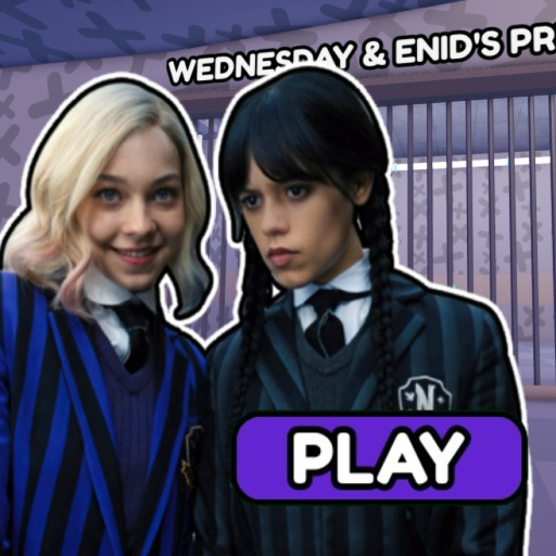 ☔️Wednesday & Enid PRISON RUN! (Obby)