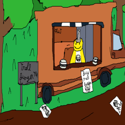 le troll burger Roblox decal