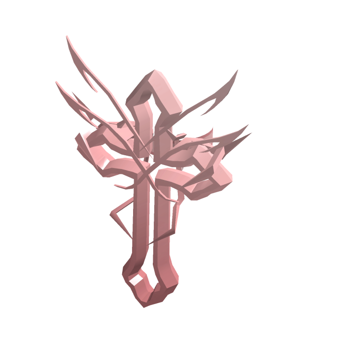 Pink Quartz Cross for Korblox