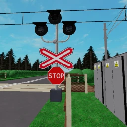Moldova railroad crossing  icon