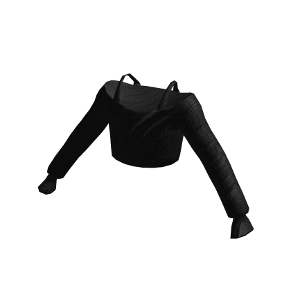 ✅ Cute dark Black Christmas oversize crop top thumbnail