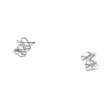 white double arm ribbons thumbnail