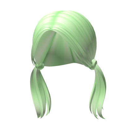 -',ৎ Mini Low Preppy Pigtails in Green