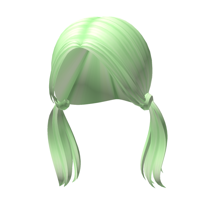 -',ৎ Mini Low Preppy Pigtails in Green