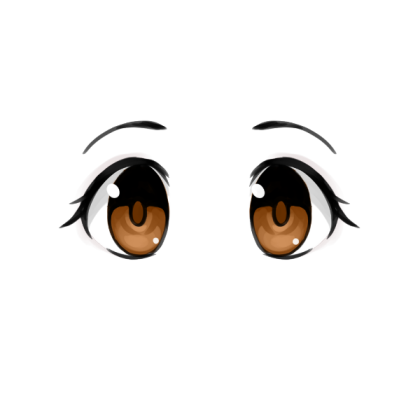 Anime Eyes - Brown Roblox decal