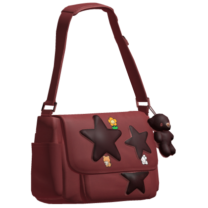Red Star Y2K Streetwear Side Bag