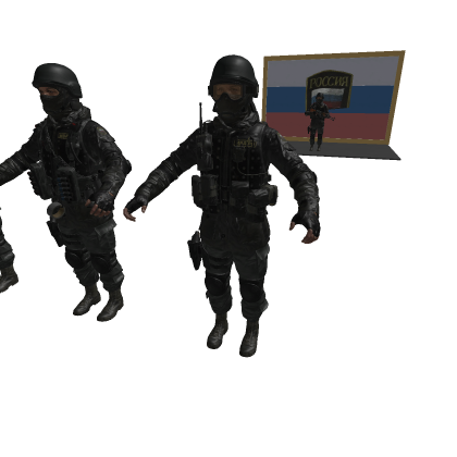 CoD MW2CR FSB Soldier (LoadOut A) (PBR)