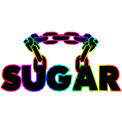 Cartoony Rainbow Sugar Chain Roblox item