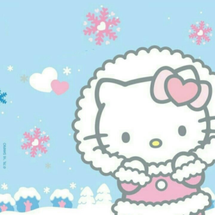 ♡ winter hello kitty 🎀❄️ ♡ Roblox decal
