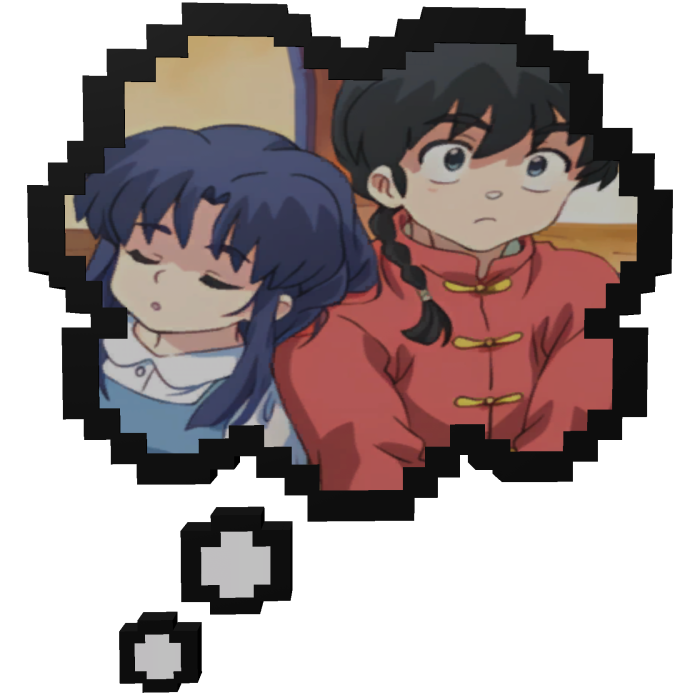 Ranma and Akane Tendo RANMA 1/2 | Thinking Bubble 