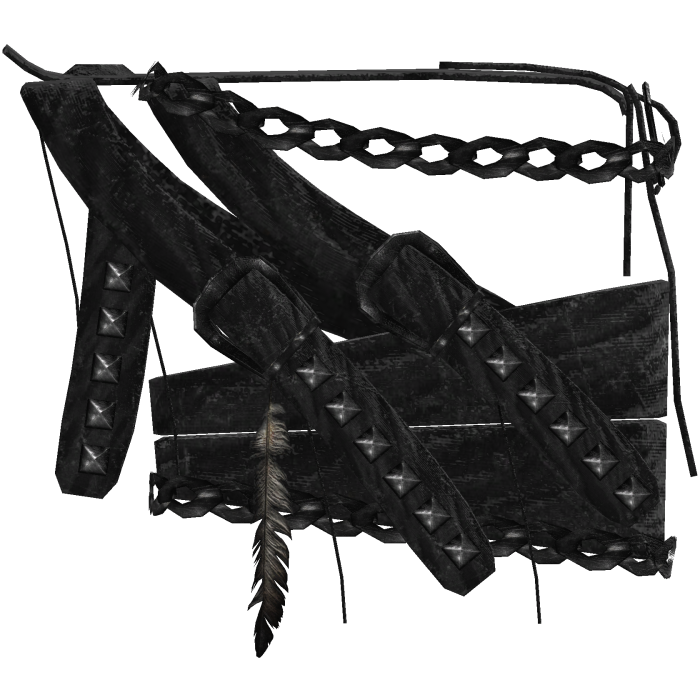 left vkei esoteric shoulder wrapped dune cloth