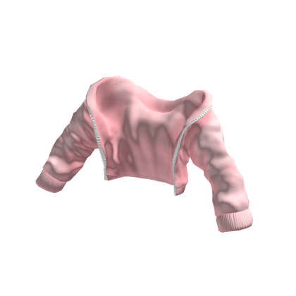 Pink Oversized Off Shoulder Hoodie thumbnail