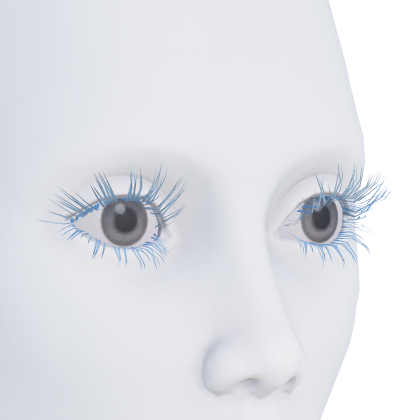 Light Blue Eyelashes