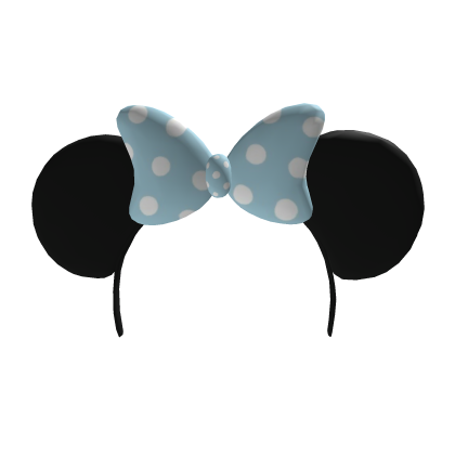 Minnie Ears Light Blue Roblox item