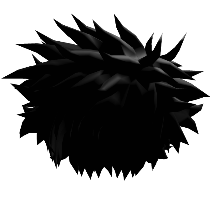 Black Spiky Anime Hair
