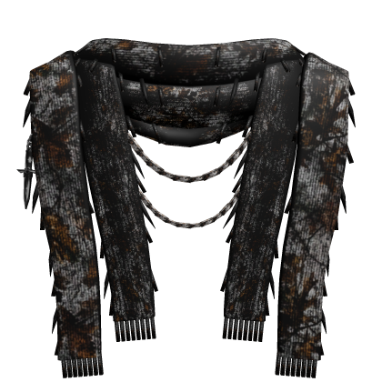 Gray Grunge Y2K Scarf