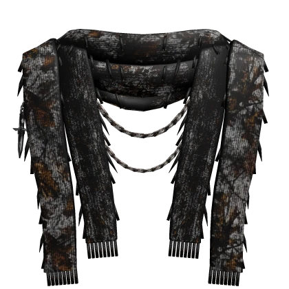 Gray Grunge Y2K Scarf Roblox item render