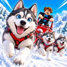 Sled Race with 99 Dogs icon
