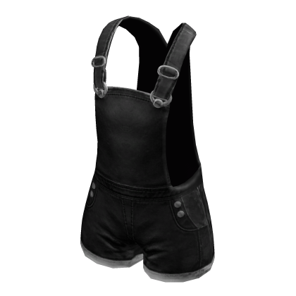 Black Overall Shorts