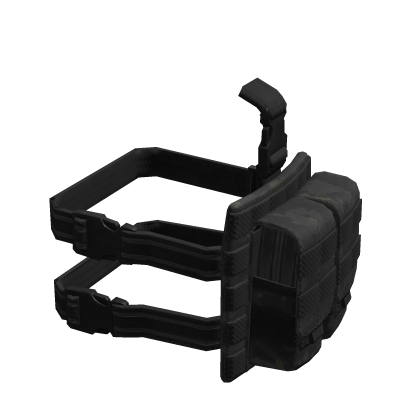 Left Black Mixpat Mag Leg Pouches [1.0] thumbnail