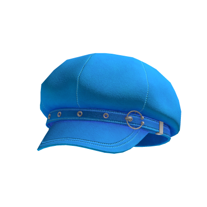 Goth Style Blue Hat