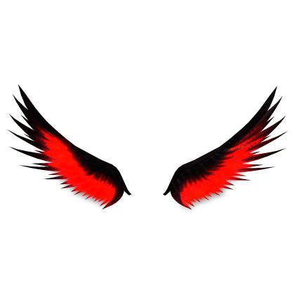 Glow Red Angel Wings 