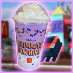 CART RIDE INTO GRIMACE SHAKE