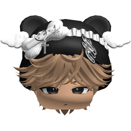 Cute Dark blonde hair Cat Cap Anime Y2k