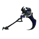 Azure Skull Reaper Scythe