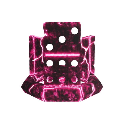 ADDON - Fractured Domino Crown | Pink Neon | Roblox Item - Rolimon's
