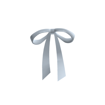 cute bow coquette baby blue Roblox item