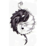 Black And White Furries