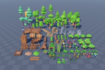 Low Poly Nature Asset Pack | Studio Forward preview 1