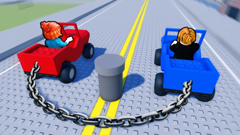 Chained Cars [2 Player Obby]