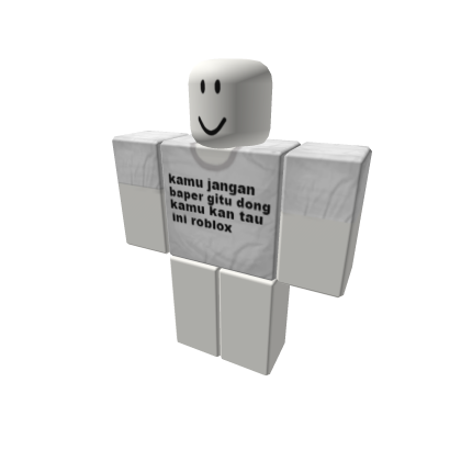 Kaos Oversize Kata Kata ini roblox kok baper