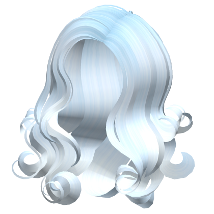 Pastel Ice Blue Wispy Layered Blowout Roblox item