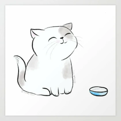 [bw] cat