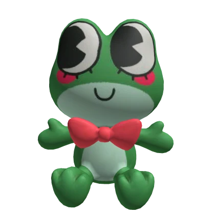 Ribon★(◕ᴗ◕✿)♪̆̈ Ribbit Plush Back | Roblox Item - Rolimon's