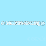 - kendall's apparel! -