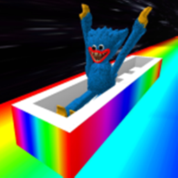 🌈Ride a Speeding Box Down a Slide!