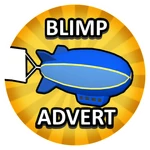 Flying Blimp Ad
