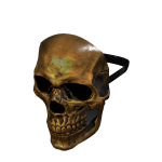 Golden Skull Mask