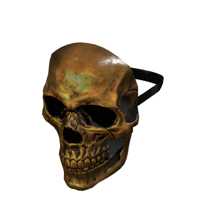 Golden Skull Mask