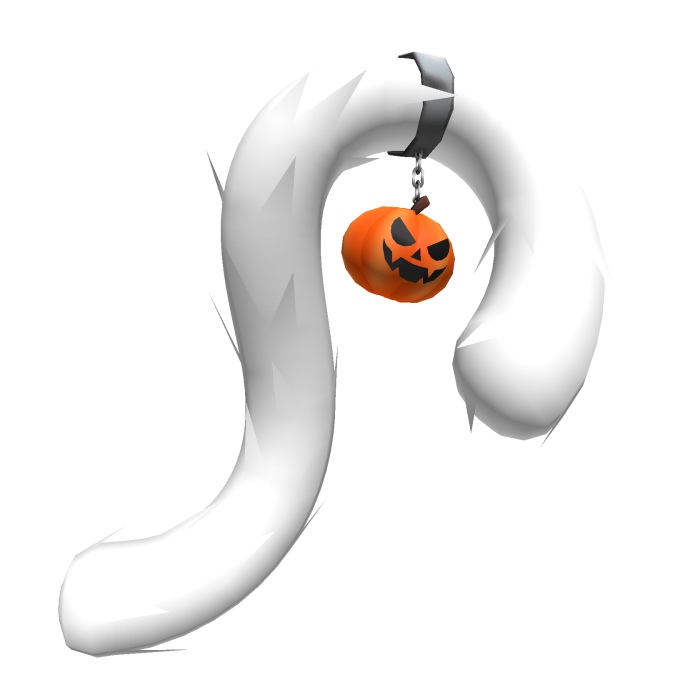 🐈 Halloween Cat Tail White
